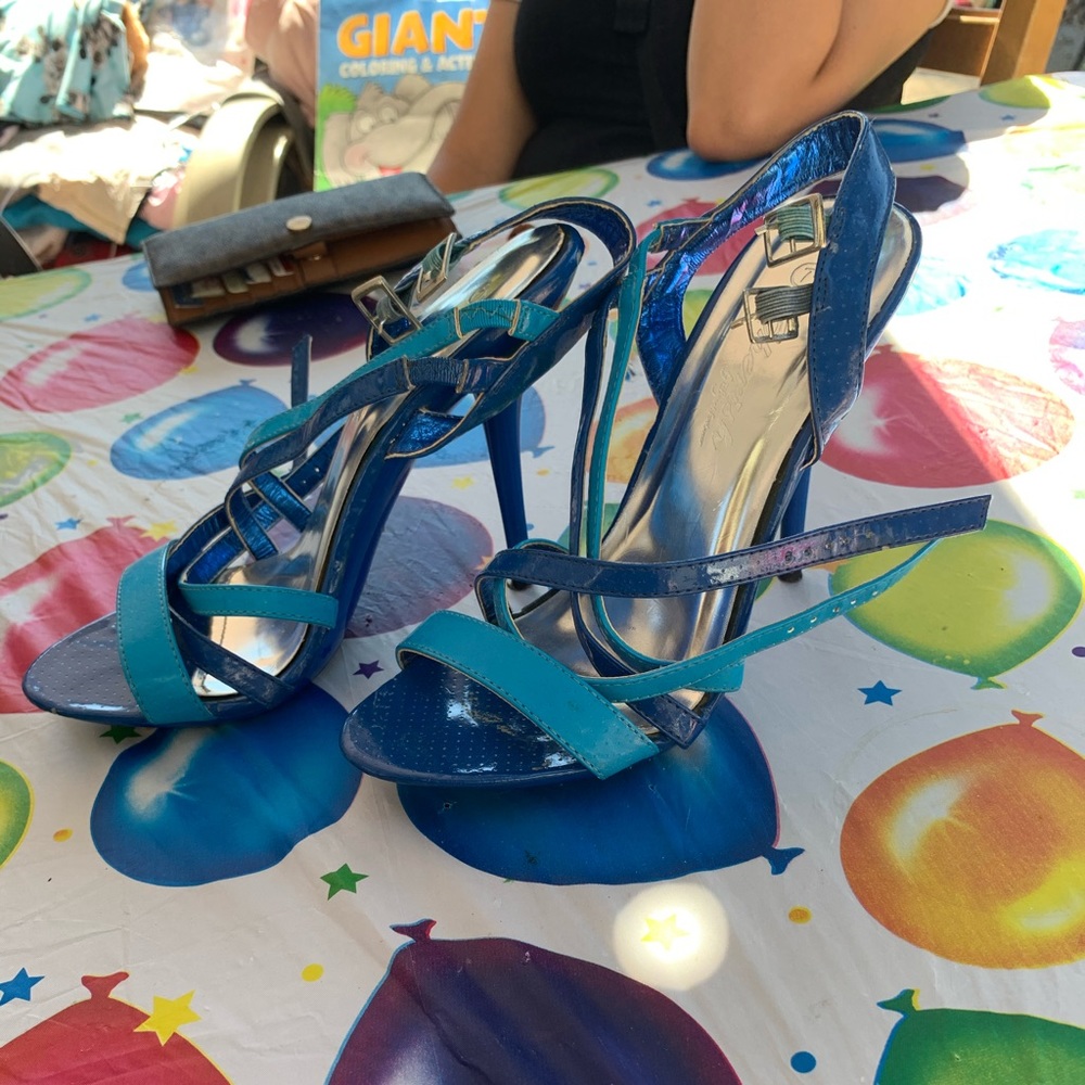 Blue heels